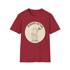 Introvert Cat Club t-shirt in Antique Cherry Red