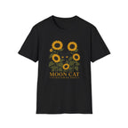Moon Cat Sunflower Soul T-Shirt