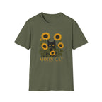 Moon Cat Sunflower Soul T-Shirt