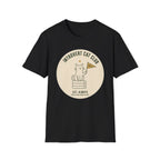 Introvert Cat Club t-shirt in Black
