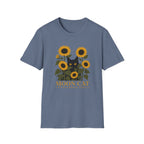 Moon Cat Sunflower Soul T-Shirt