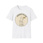 Introvert Cat Club t-shirt in White